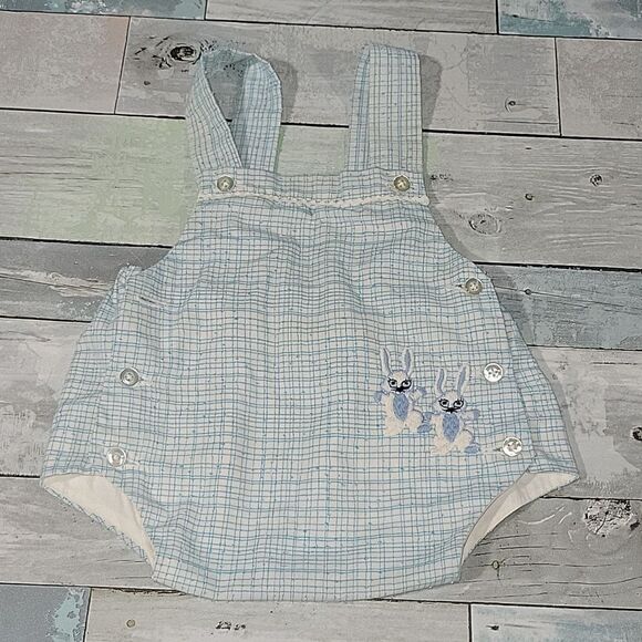 Vintage Handmade Romper size 6-9 mo - Picture 1 of 4